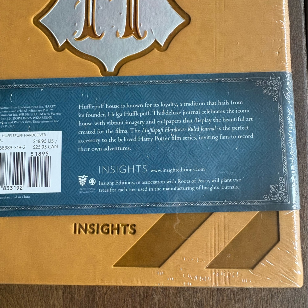 Harry Potter: Hufflepuff Ruled Pocket Journal - Picture 3 of 7